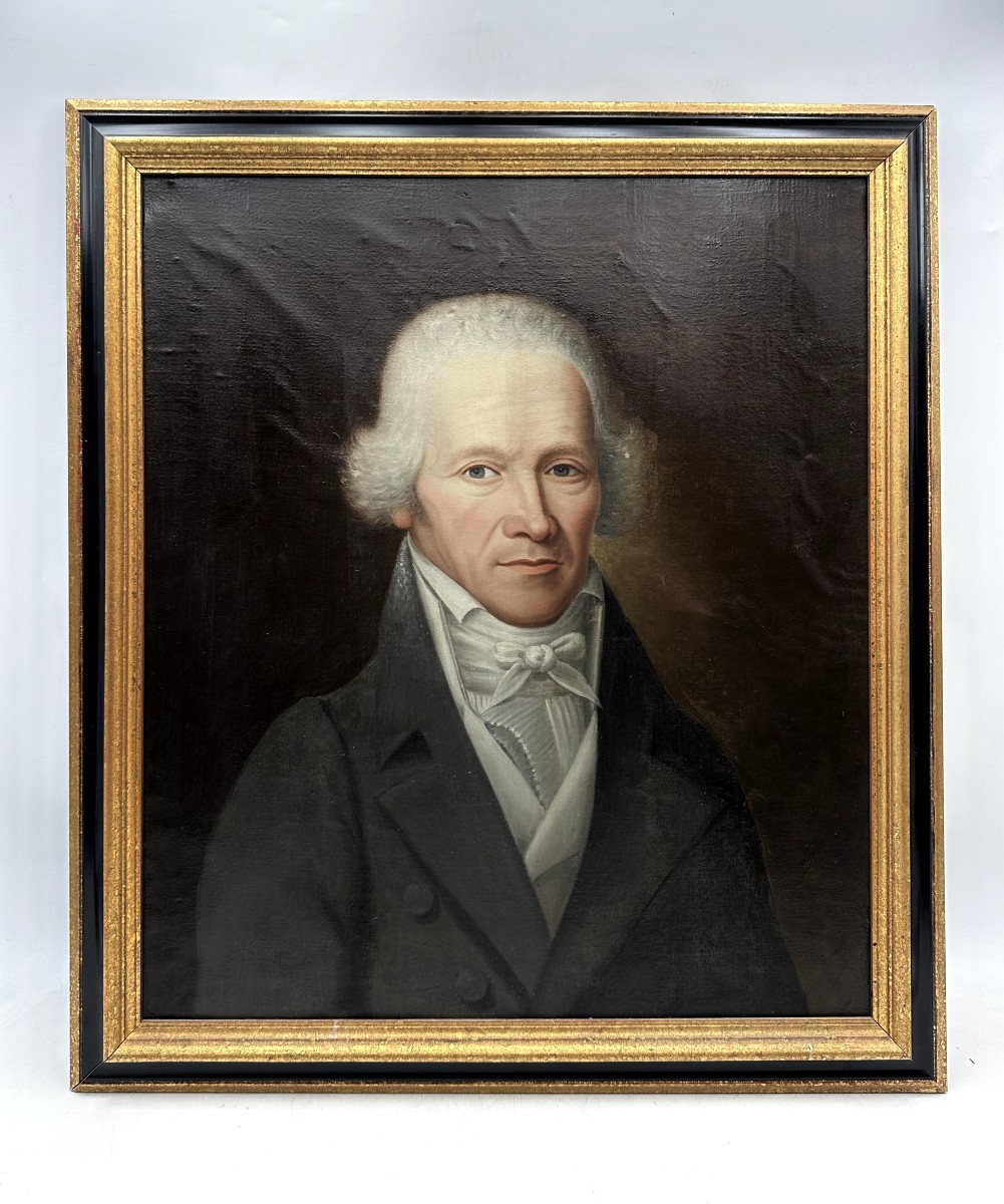 Portrait Of A Man In A Gray Jacket