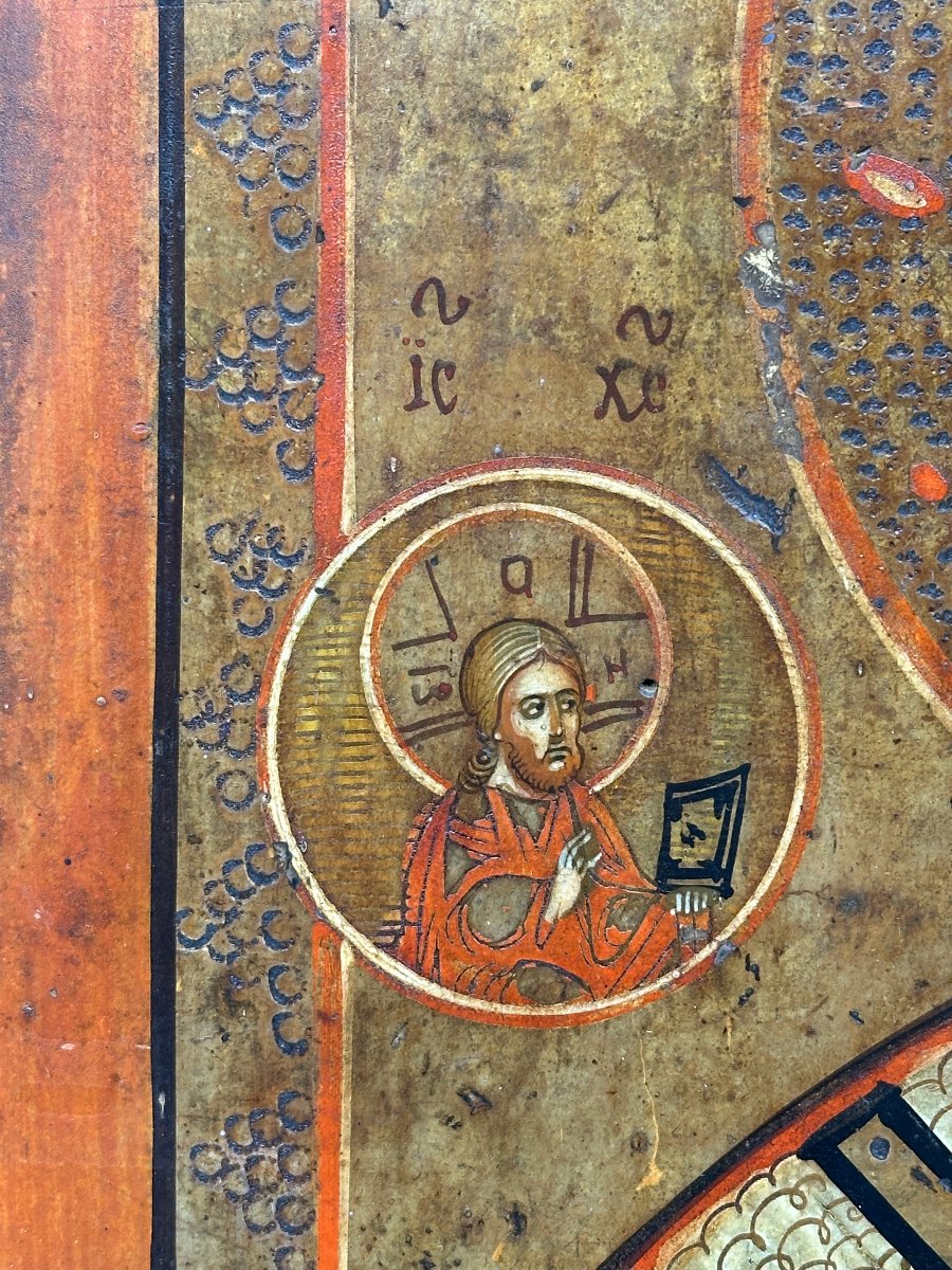 Icône figurant Saint Nicolas, Balkans, XIXème-photo-2