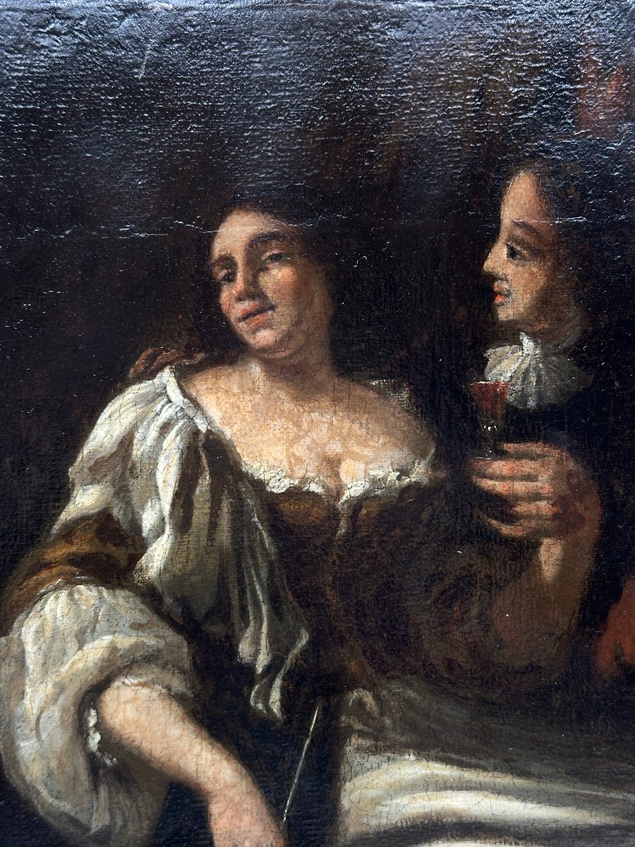 17th-century Dutch School, Gallant Scene -photo-2