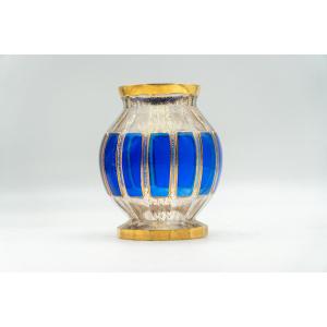 Vase en cristal Bohème vers 1920 Franz HEIDE