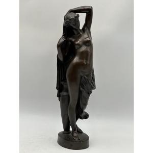 Jean Valette (1825-1877), Patinated Bronze, 19th Century.