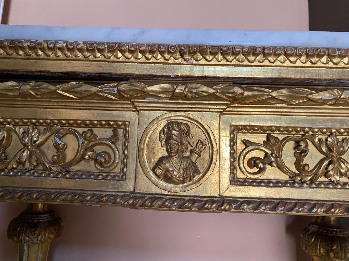 Ancient Genovese Console From The 1700s-photo-2
