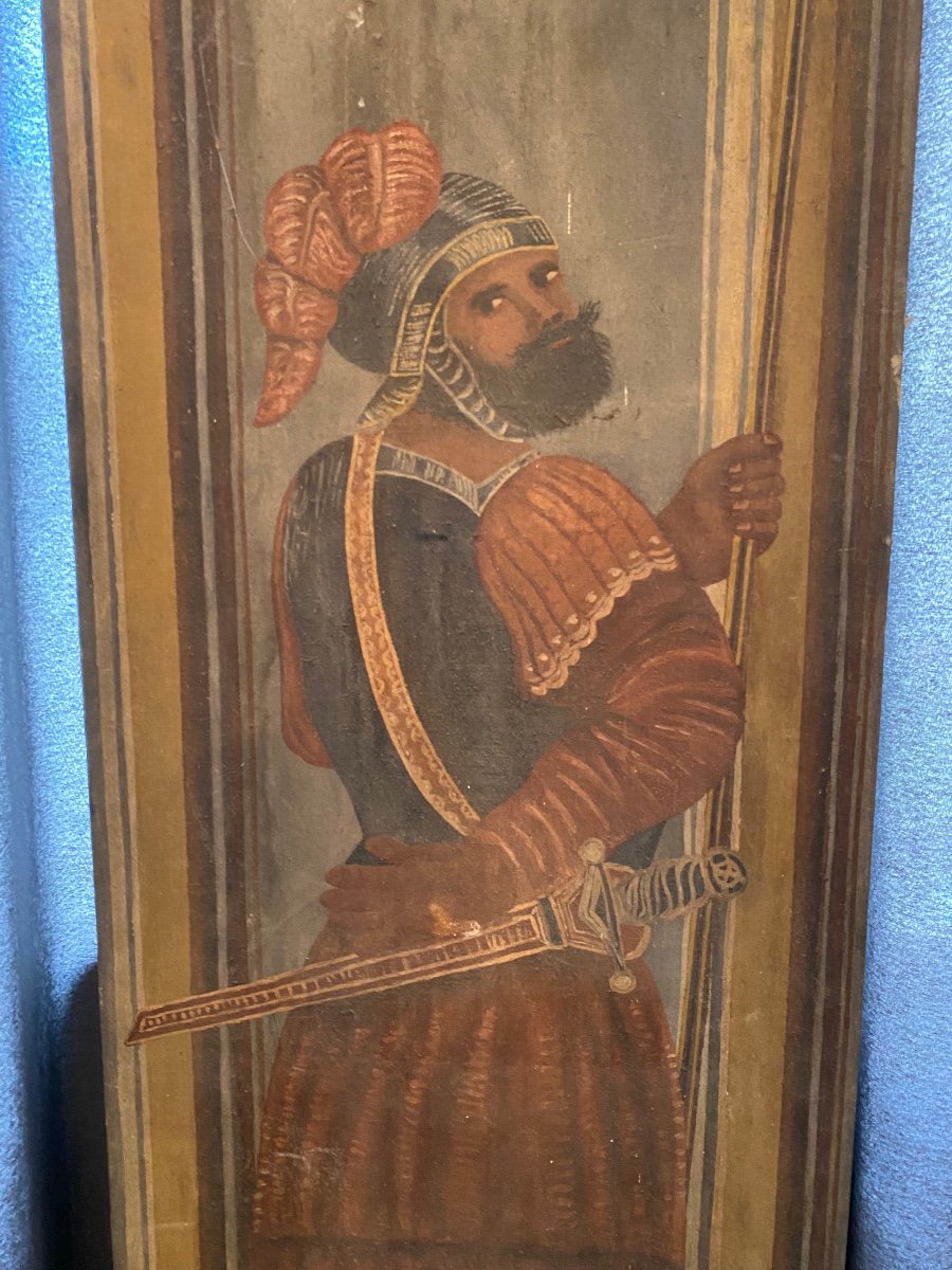 Panneau d'Aile De Théâtre Antique-photo-3
