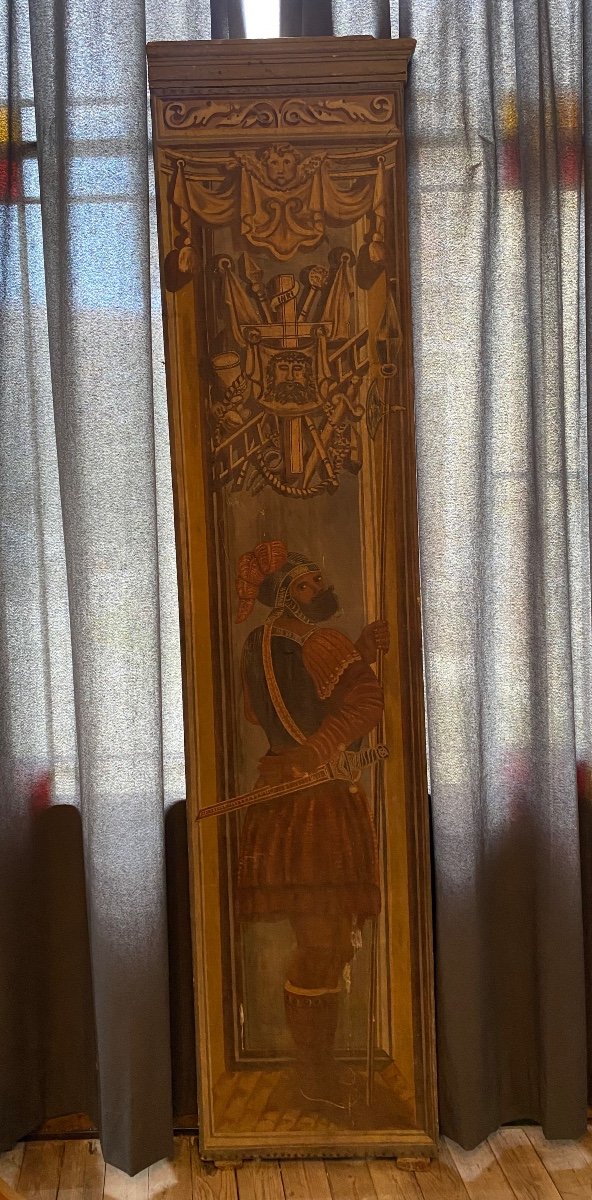 Panneau d'Aile De Théâtre Antique