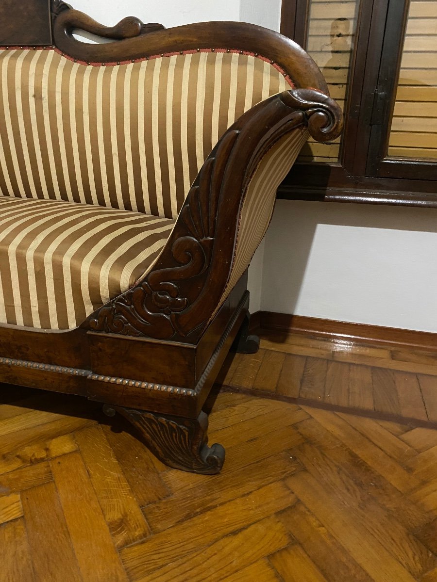 Early 20th Century Italian Sofa From The Art Nouveau Period -photo-2