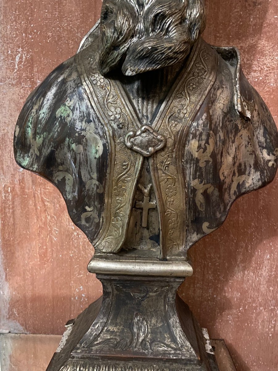 Pair Of Papier Marche Reliquaries-photo-3