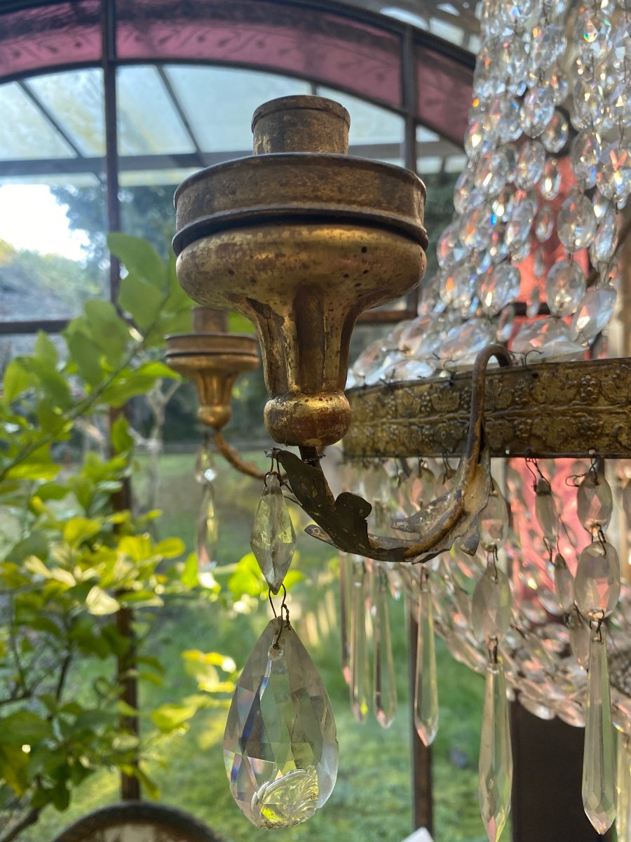 Italian Empire Period Chandelier -photo-2