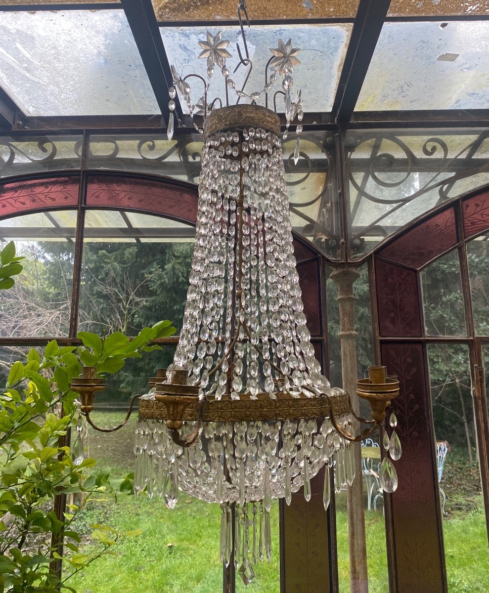 Italian Empire Period Chandelier 
