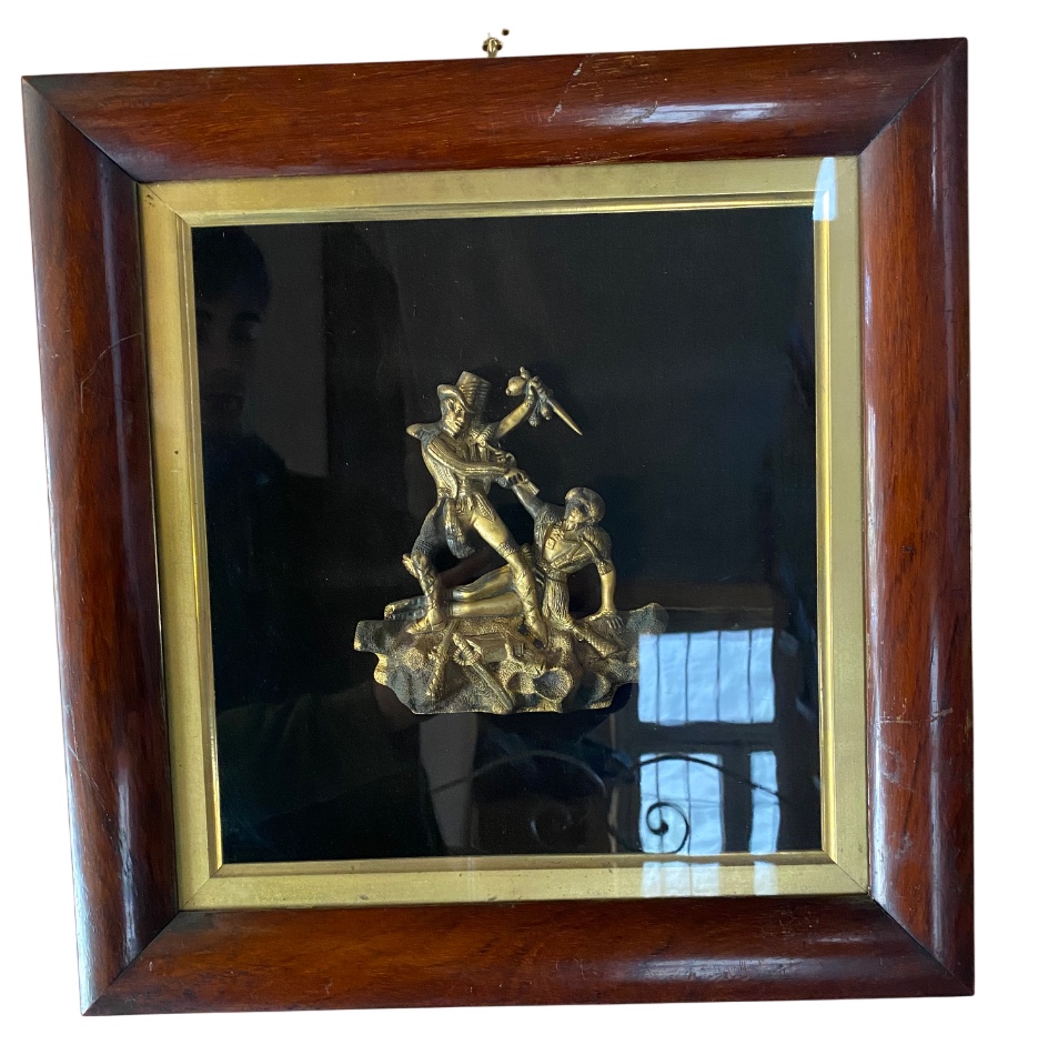 Antique Bronze With Frame 