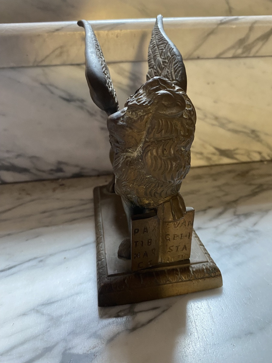 Lion vénitien en bronze-photo-1