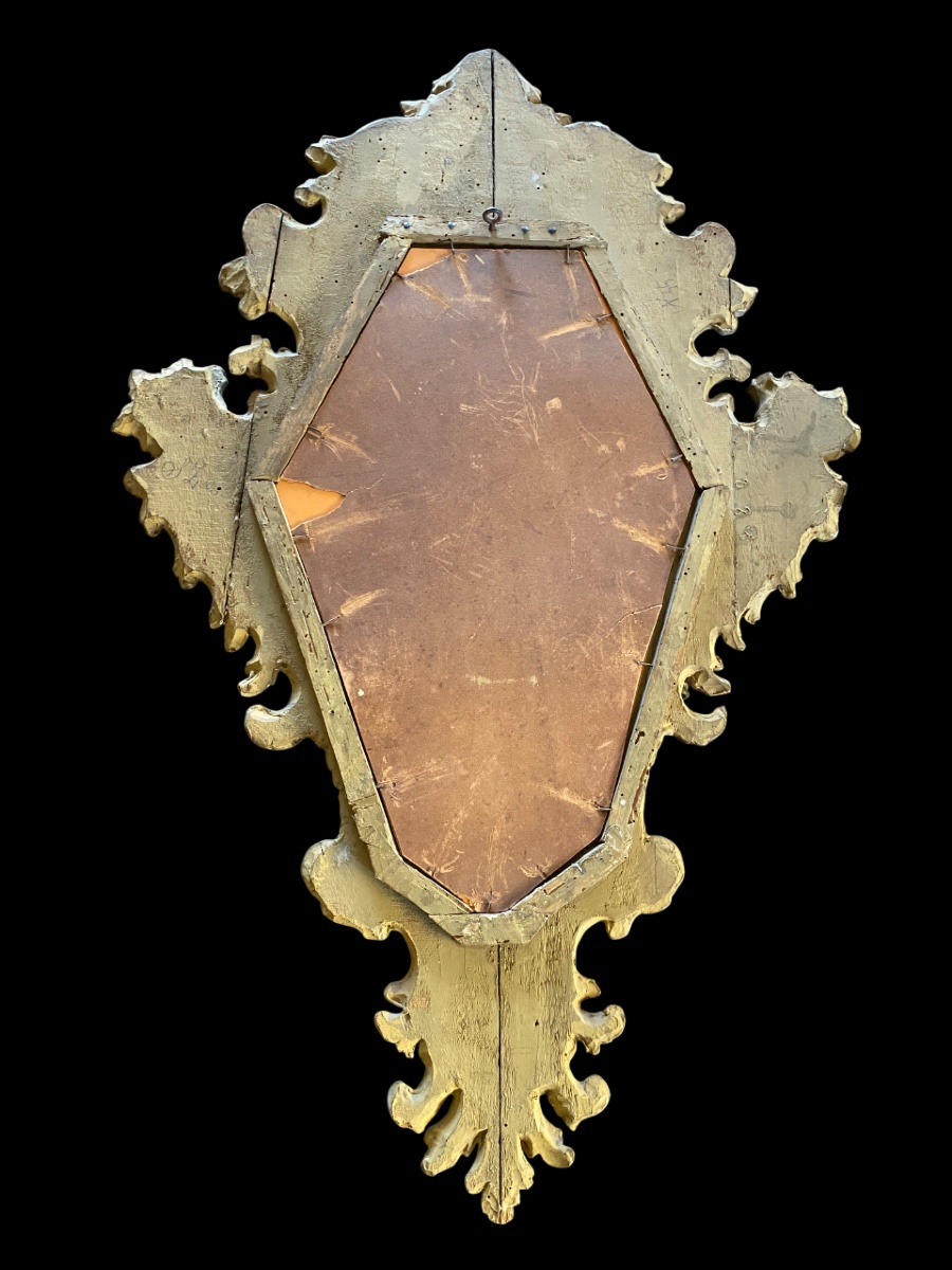 paire de grandes appliques en bois-photo-3