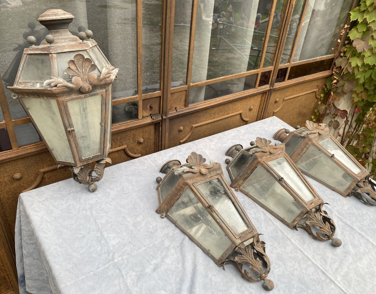 4 appliques italiennes 