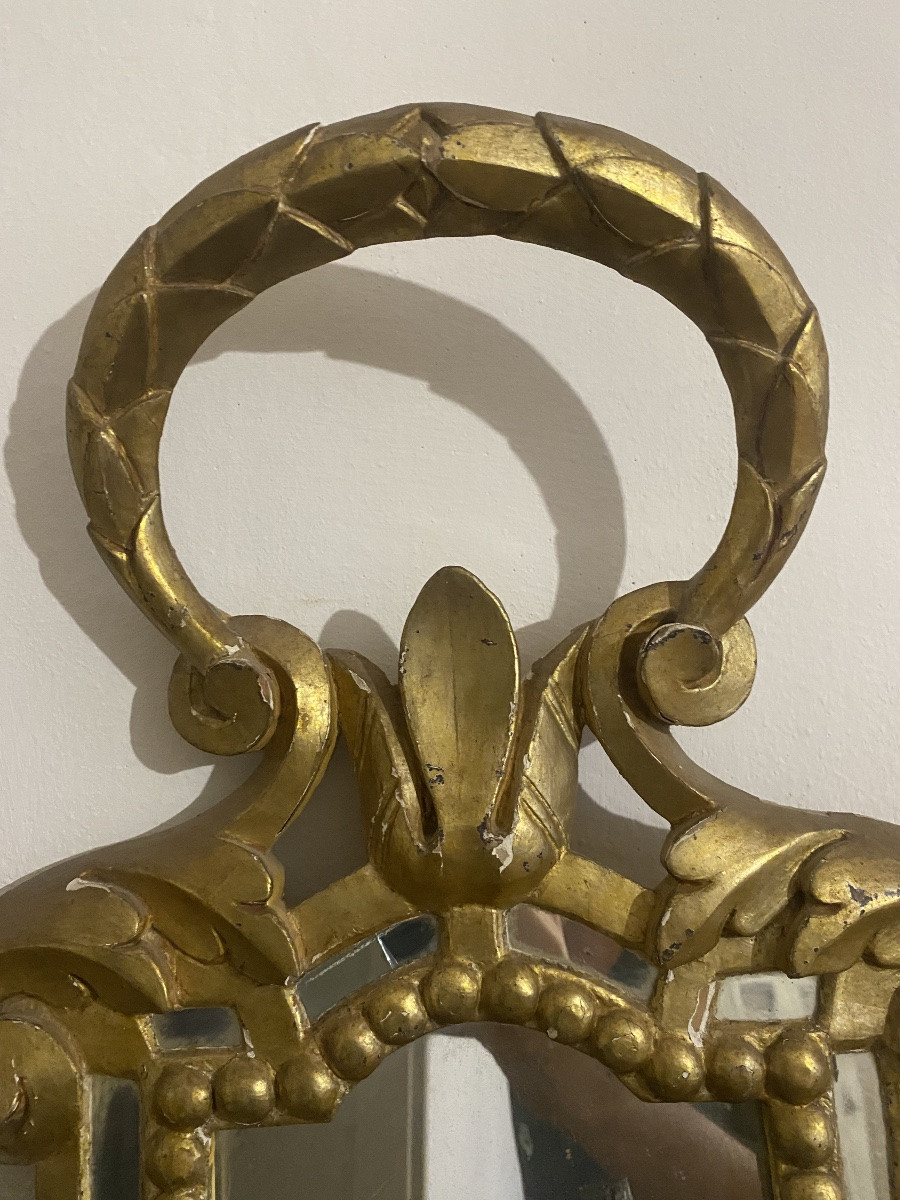 Antique Pair Of Italian Gilded Wood -photo-2