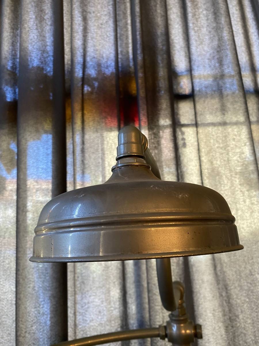 douche en métal argenté avec hydromassage-photo-2