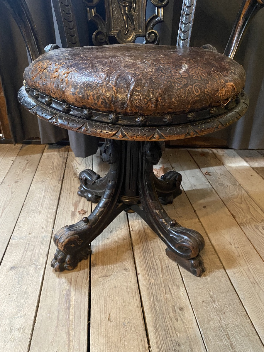 Venetian Chair From The Late 1800s -photo-4