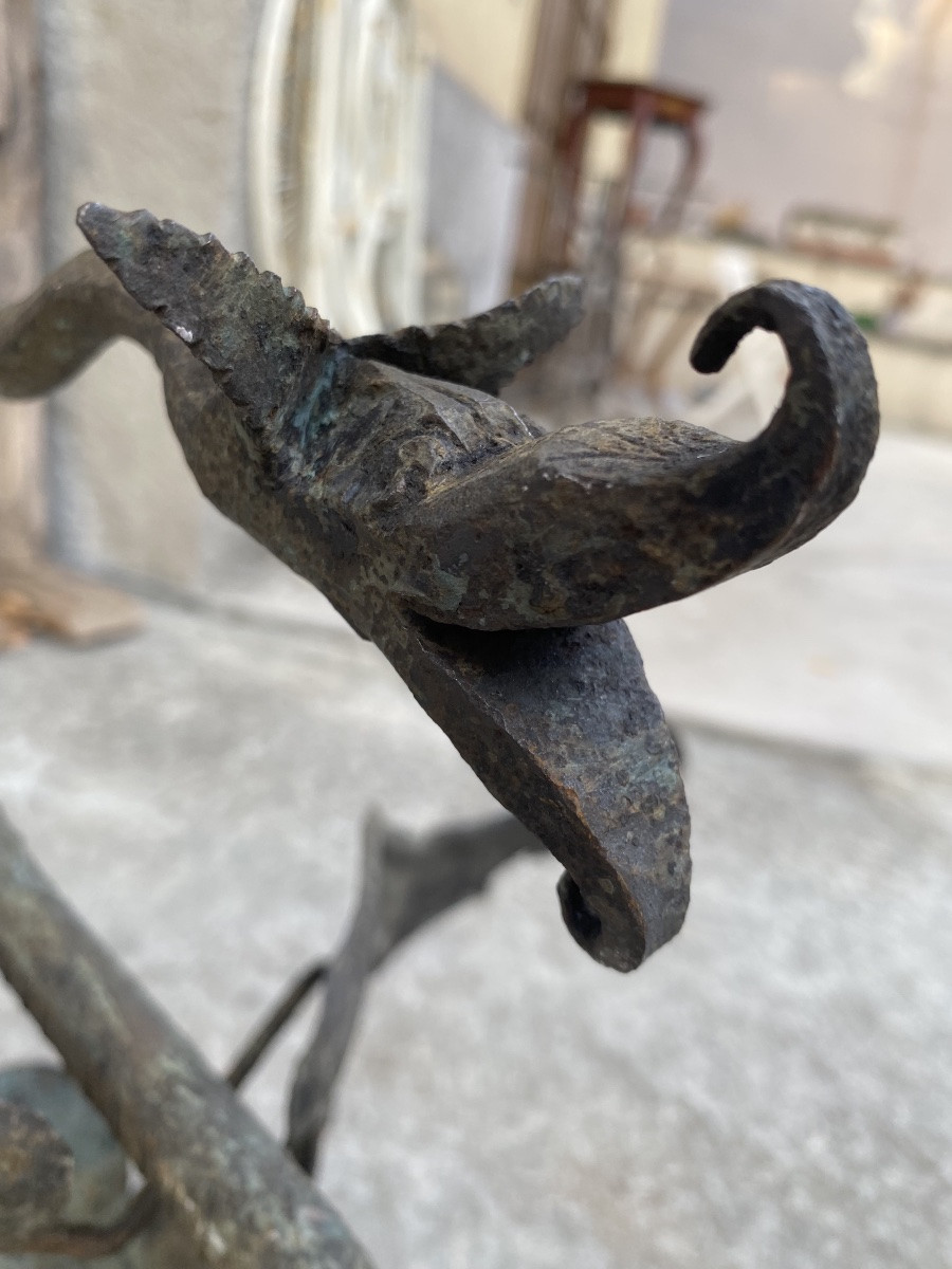 Enseigne en fer forgé du début des années 1900-photo-3