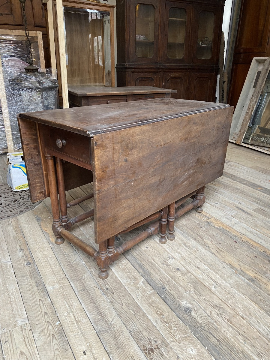 19th-century Gate-shaped Table -photo-2