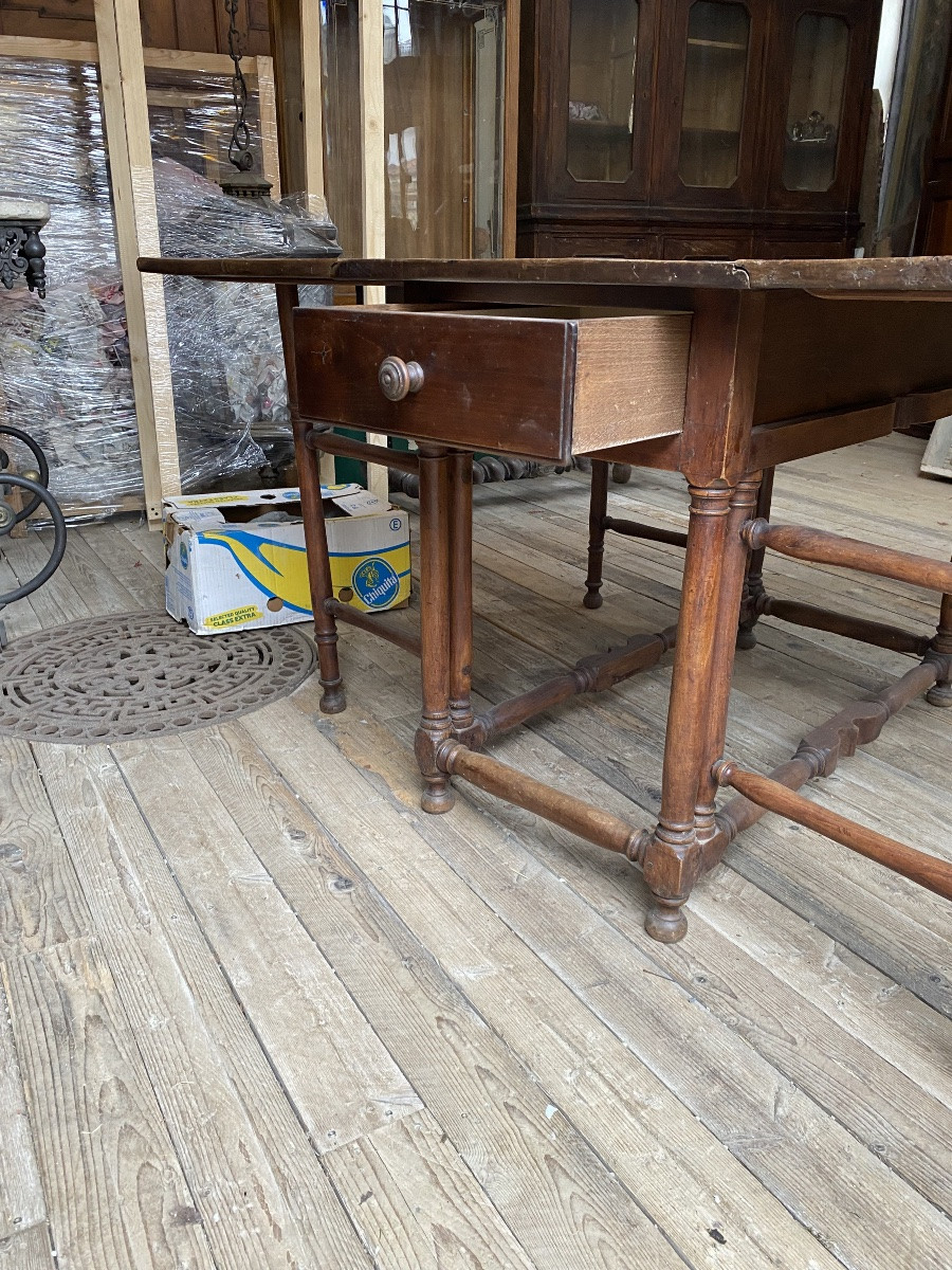 19th-century Gate-shaped Table -photo-3