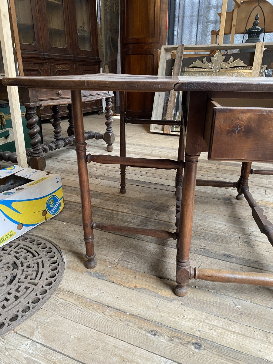 19th-century Gate-shaped Table -photo-2