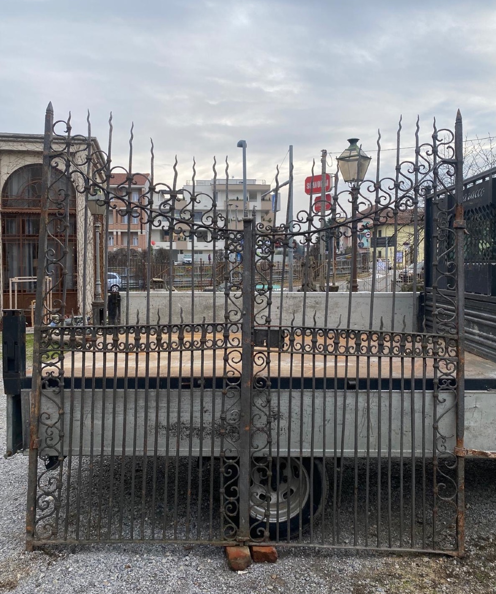 portail en fer forgé