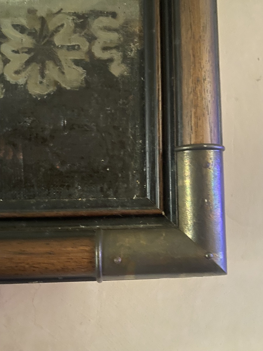 Grand tableau ancien du XIXe siècle, Italie-photo-3