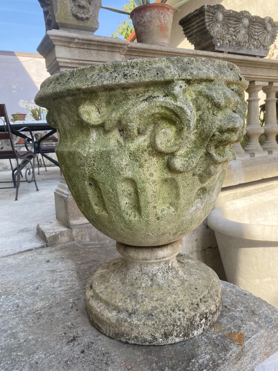 4 vases italiens patinés