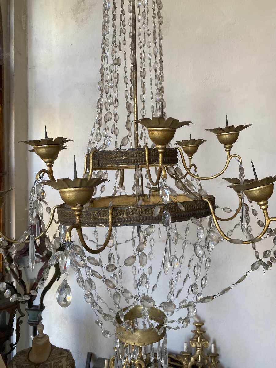 Pair Of Empire Chandeliers -photo-4