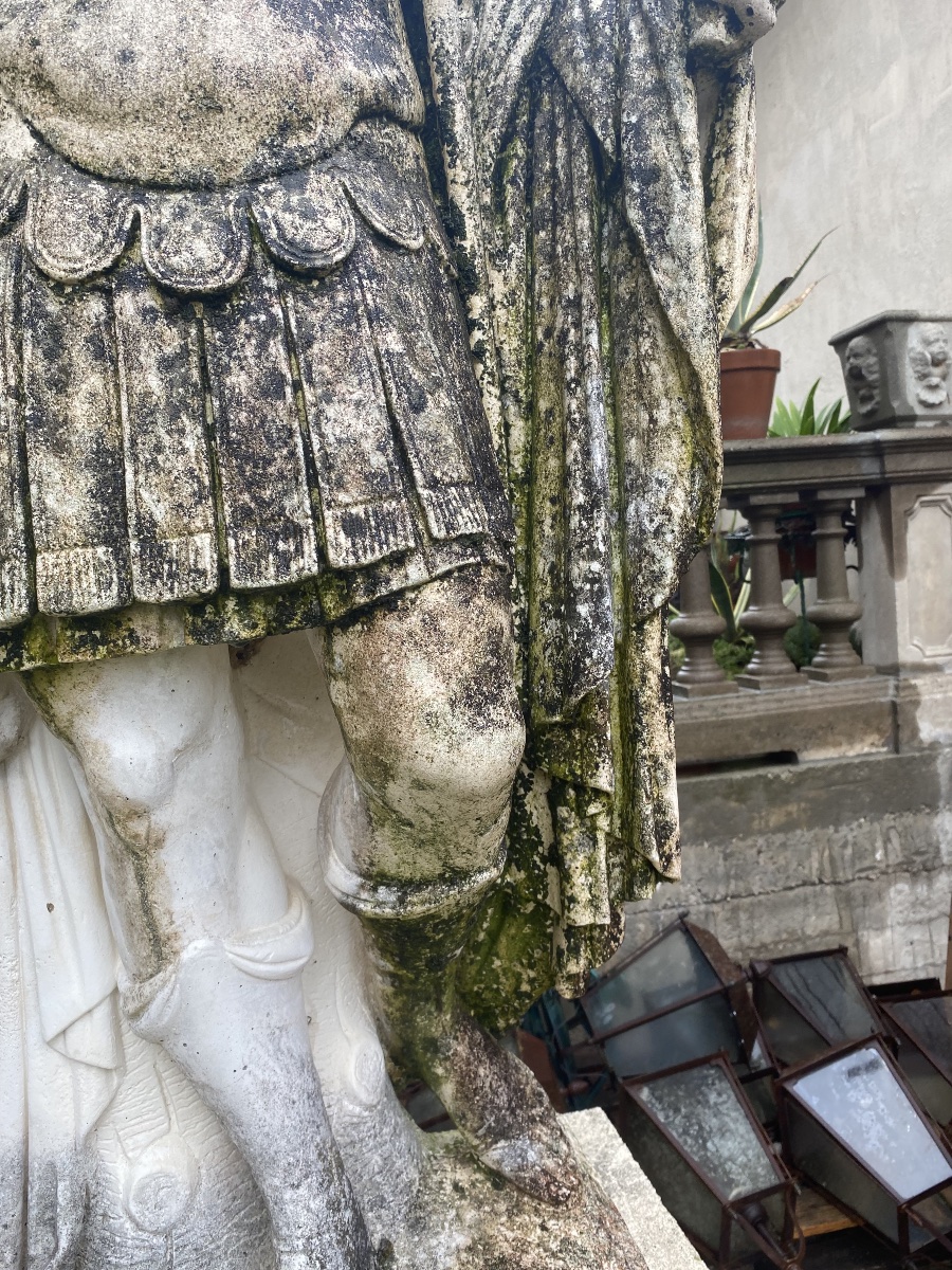 statue en ciment du début du XXe siècle-photo-2