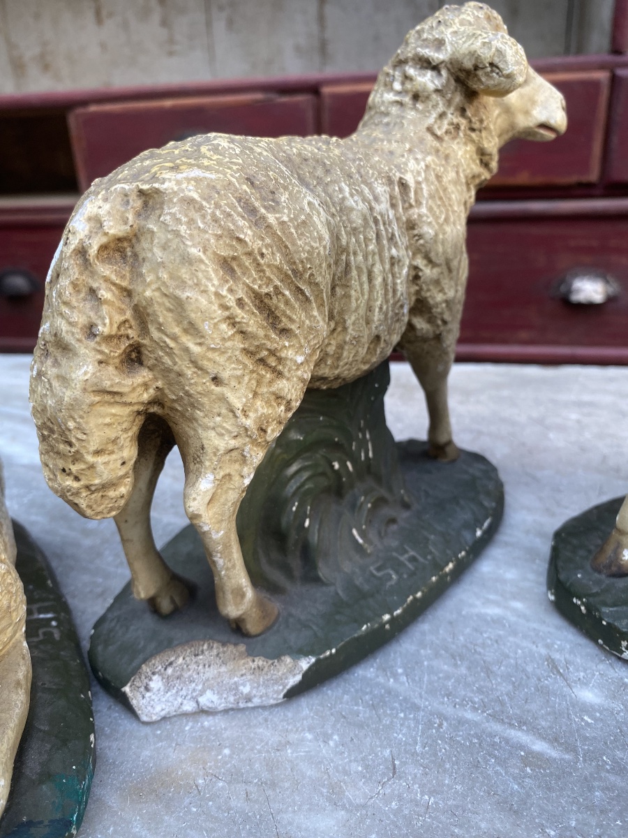 Plaster Nativity Scene From The Early 1900s -photo-5