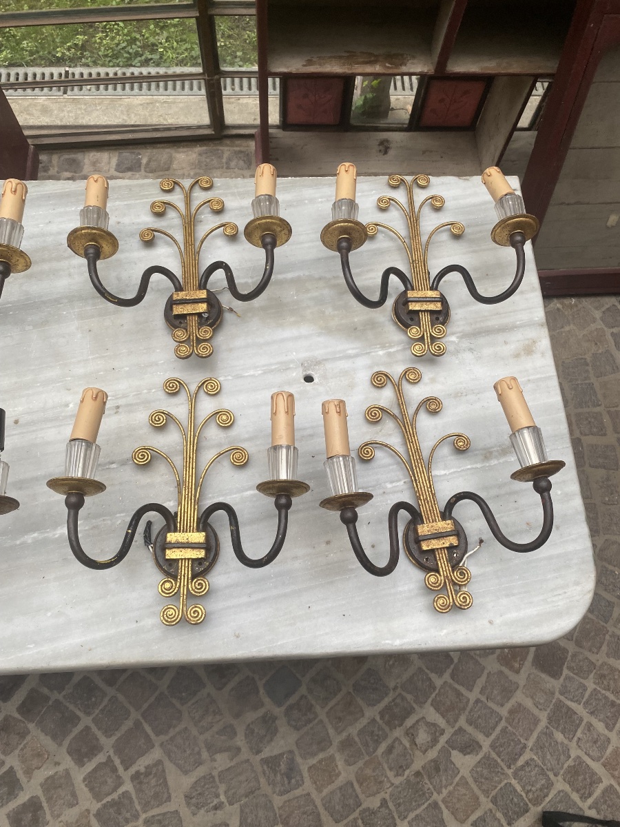 8 Italian Wall Sconces From Banci Firenze -photo-3