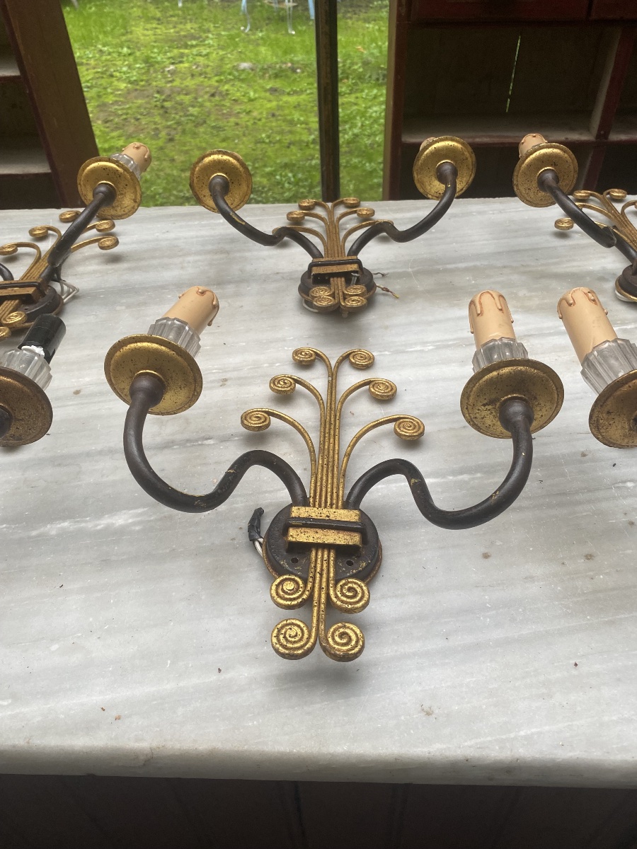 8 Italian Wall Sconces From Banci Firenze -photo-4