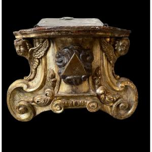 18th-century Wooden Base 