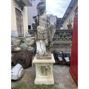 statue en ciment du début du XXe siècle