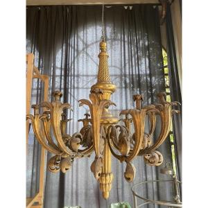 Ancien lustre italien du XVIIIe siècle