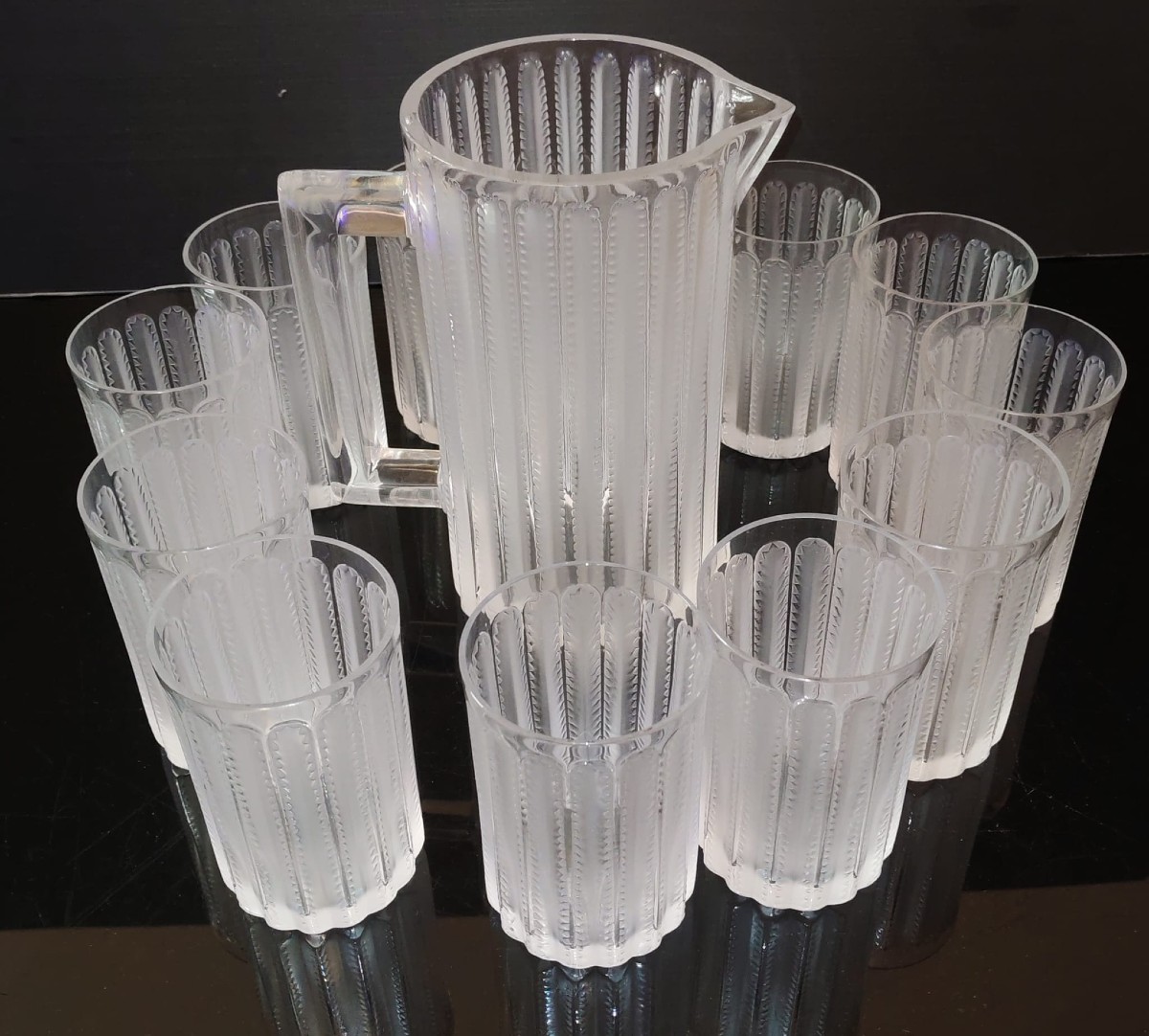 Lalique Jaffa service à orangeade -photo-4