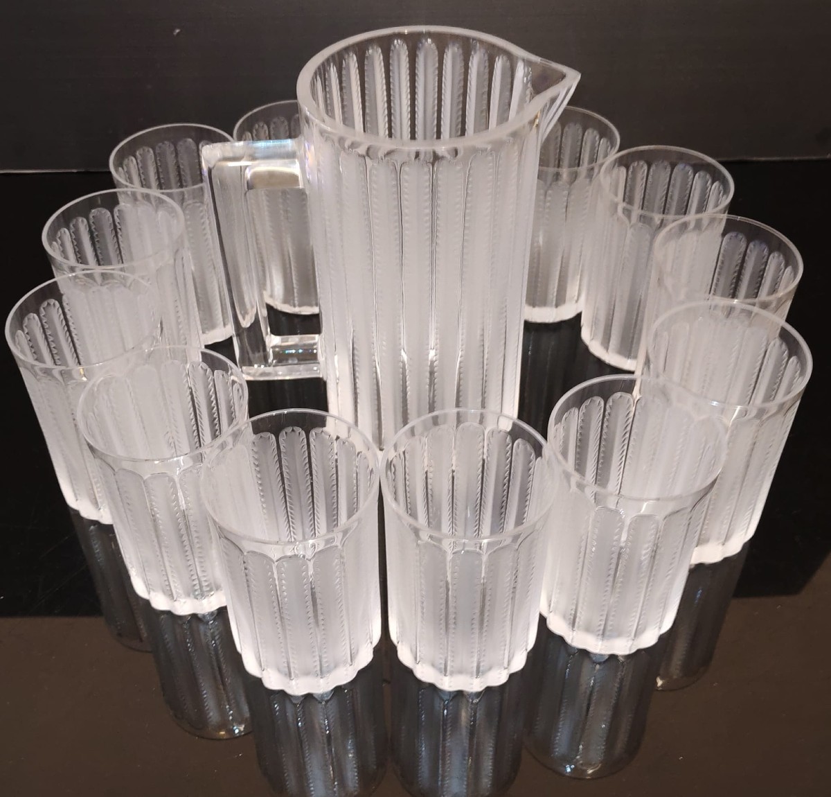 Lalique Jaffa service à orangeade 