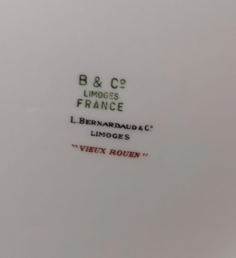 Bernardaud limoges modèle "vieux Rouen" -photo-2