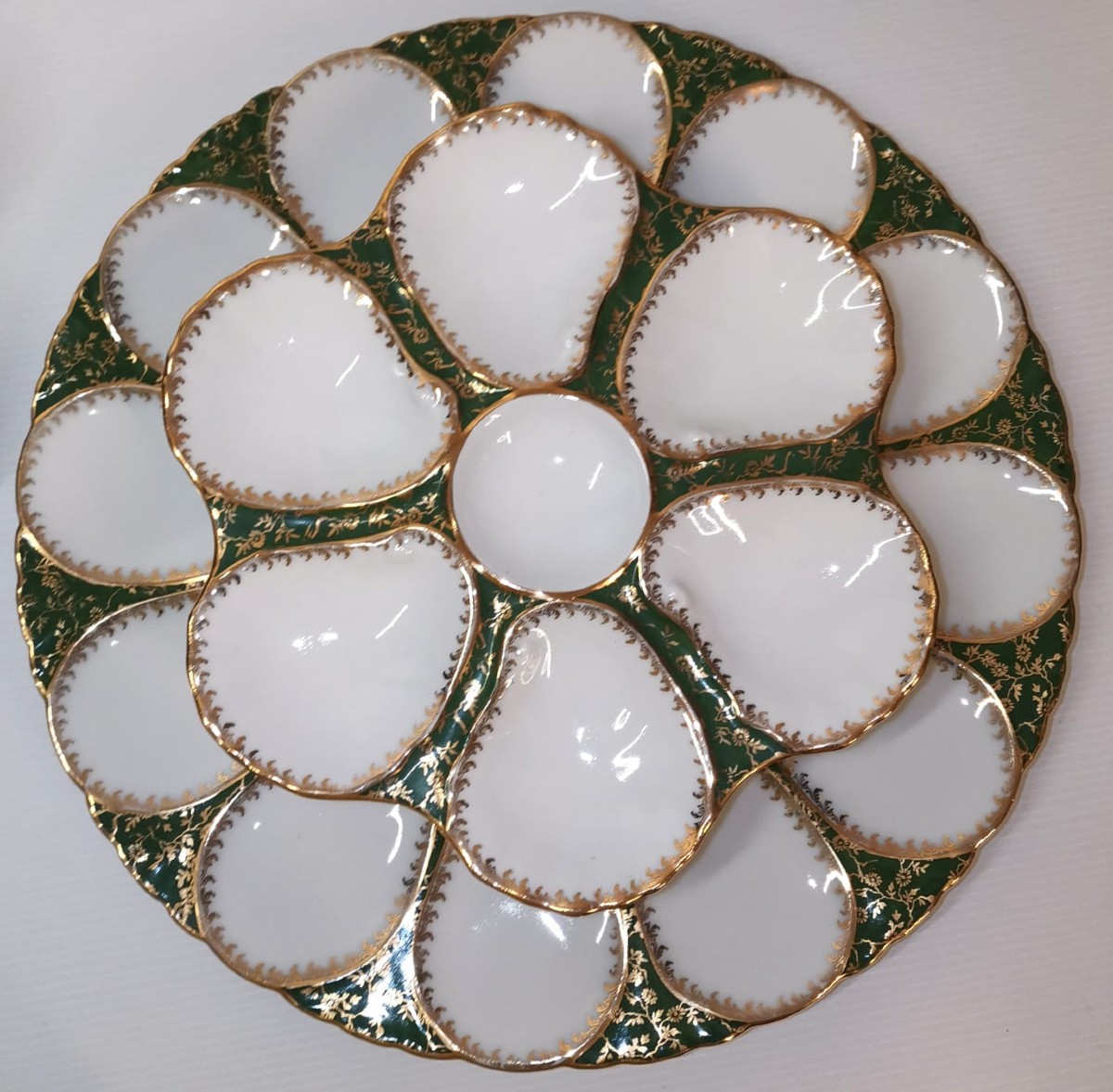 Limoges service à huîtres -photo-1