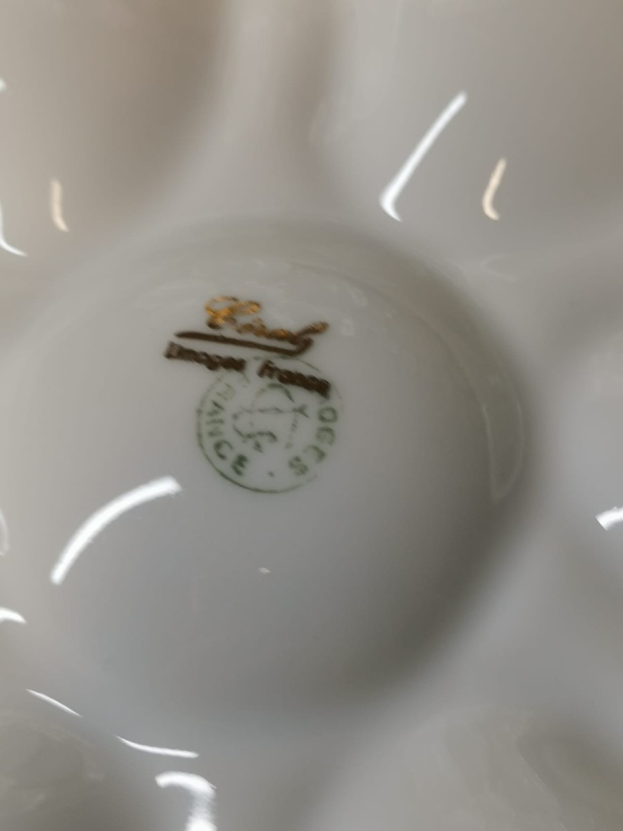 Limoges service à huîtres -photo-2