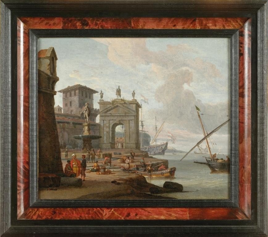 Storck Abraham - Marine - Port Scene - Dutch School - 17th Century