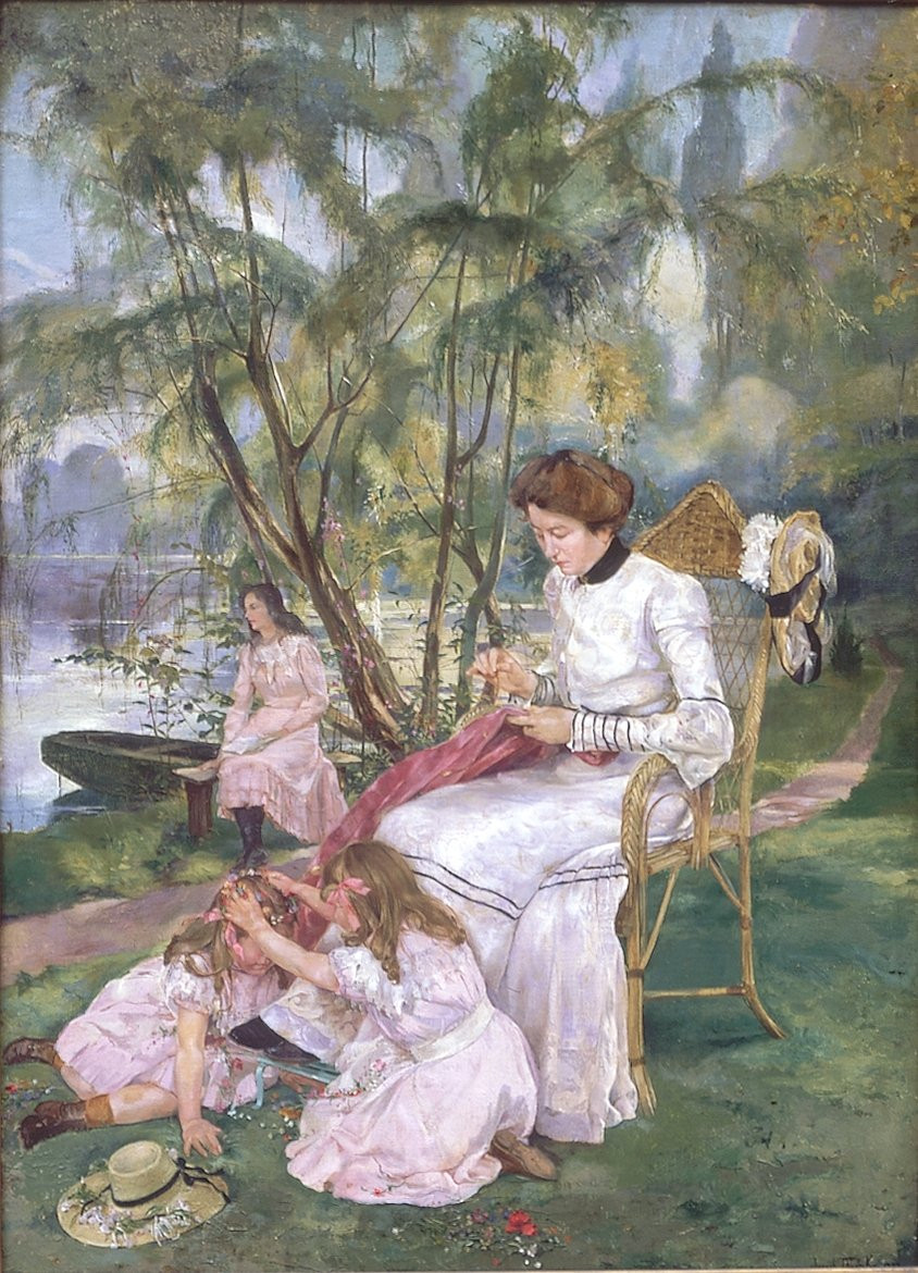 Jeux d'Enfants au Parc, Joseph Dierickx 1903.-photo-4