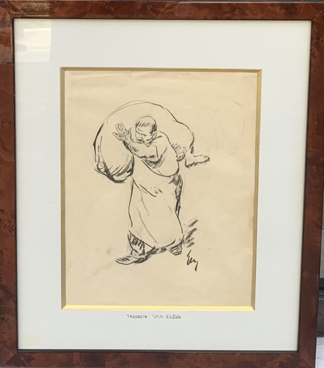 Le Fort des Halles, Théodore Van Elsen, Dessin Années 30