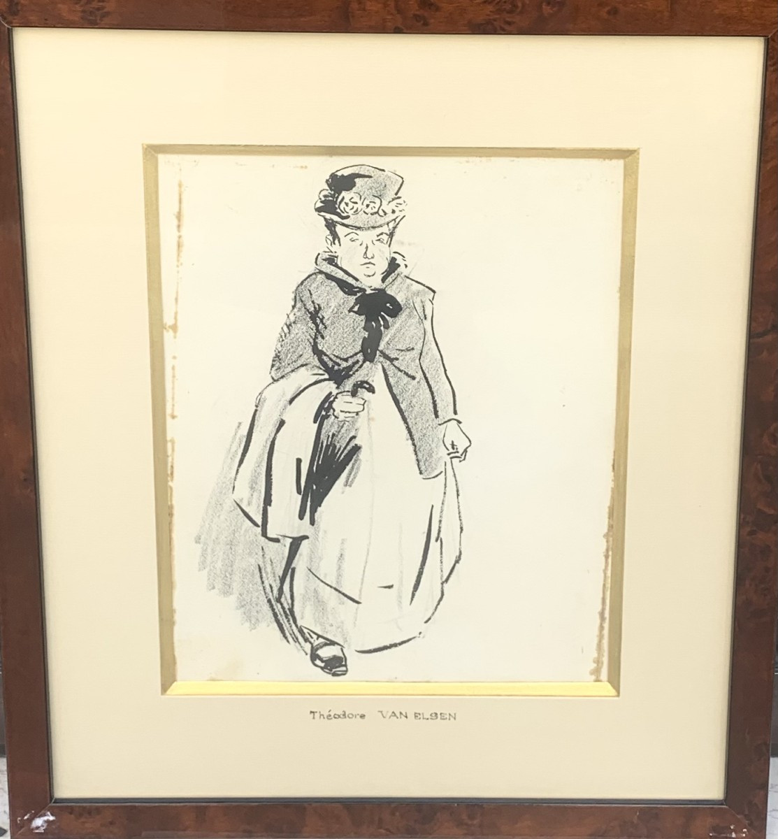 The Untamed Shrew, Théodore Van Elsen, Drawing 1930s