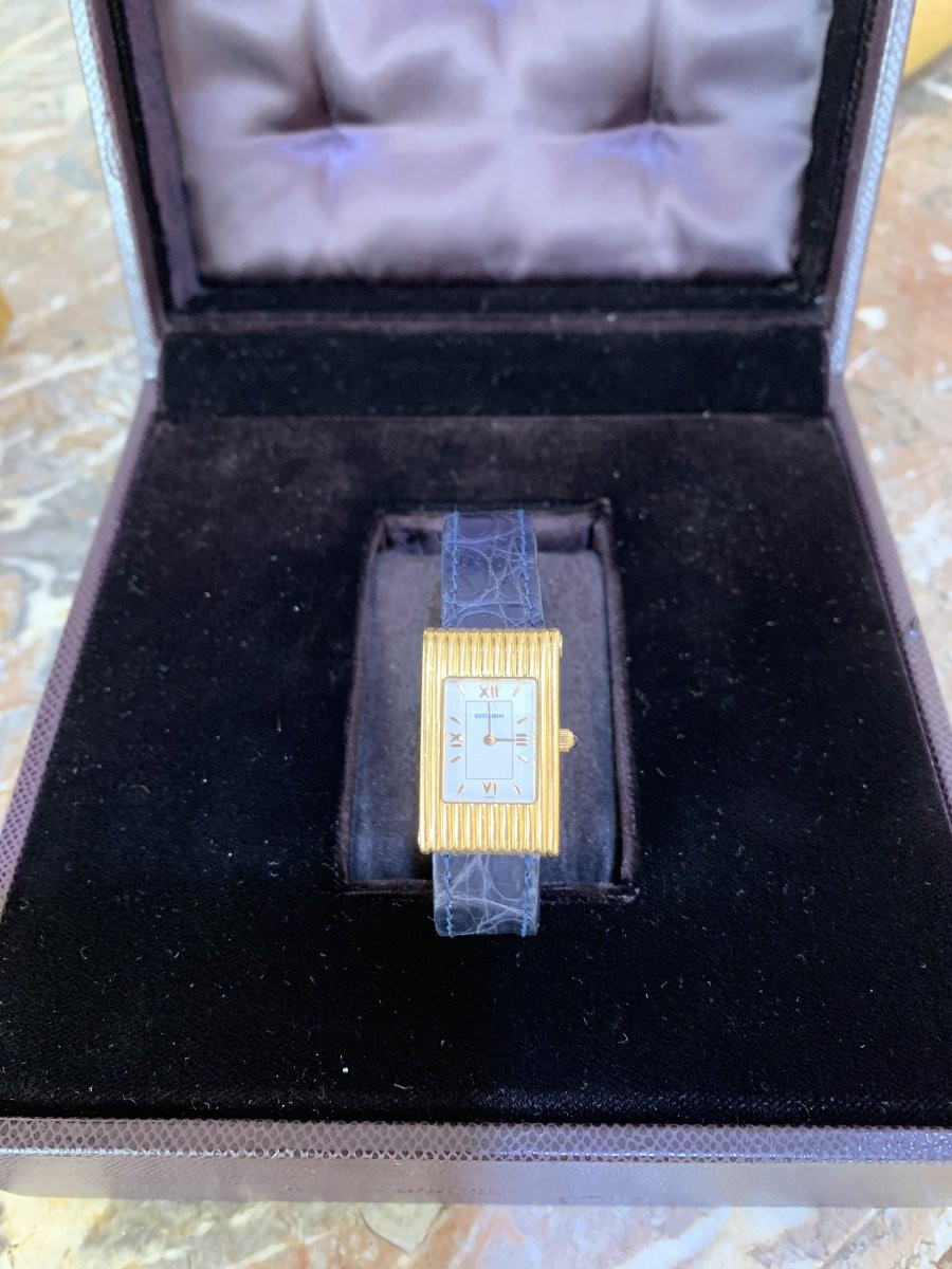 Boucheron Reflet Small 18 Carats Yellow Gold Watch-photo-4