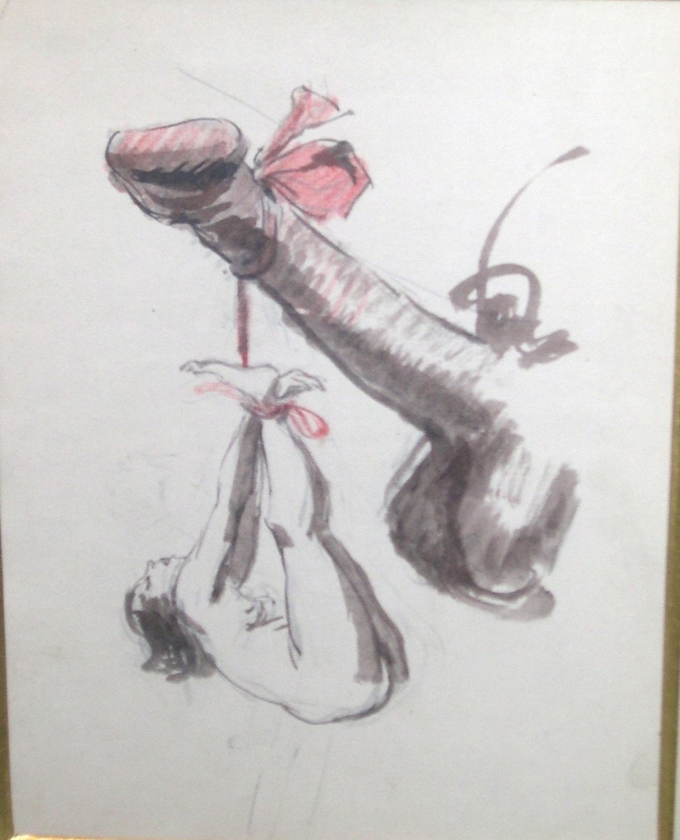 La Balançoire de ses Rêves, Théodore Van Elsen, Dessin Années 30-photo-2