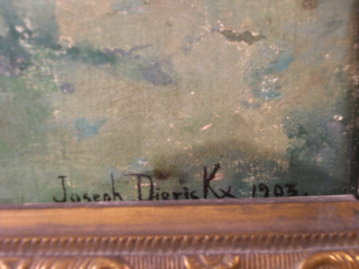 Jeux d'Enfants au Parc, Joseph Dierickx 1903.-photo-3