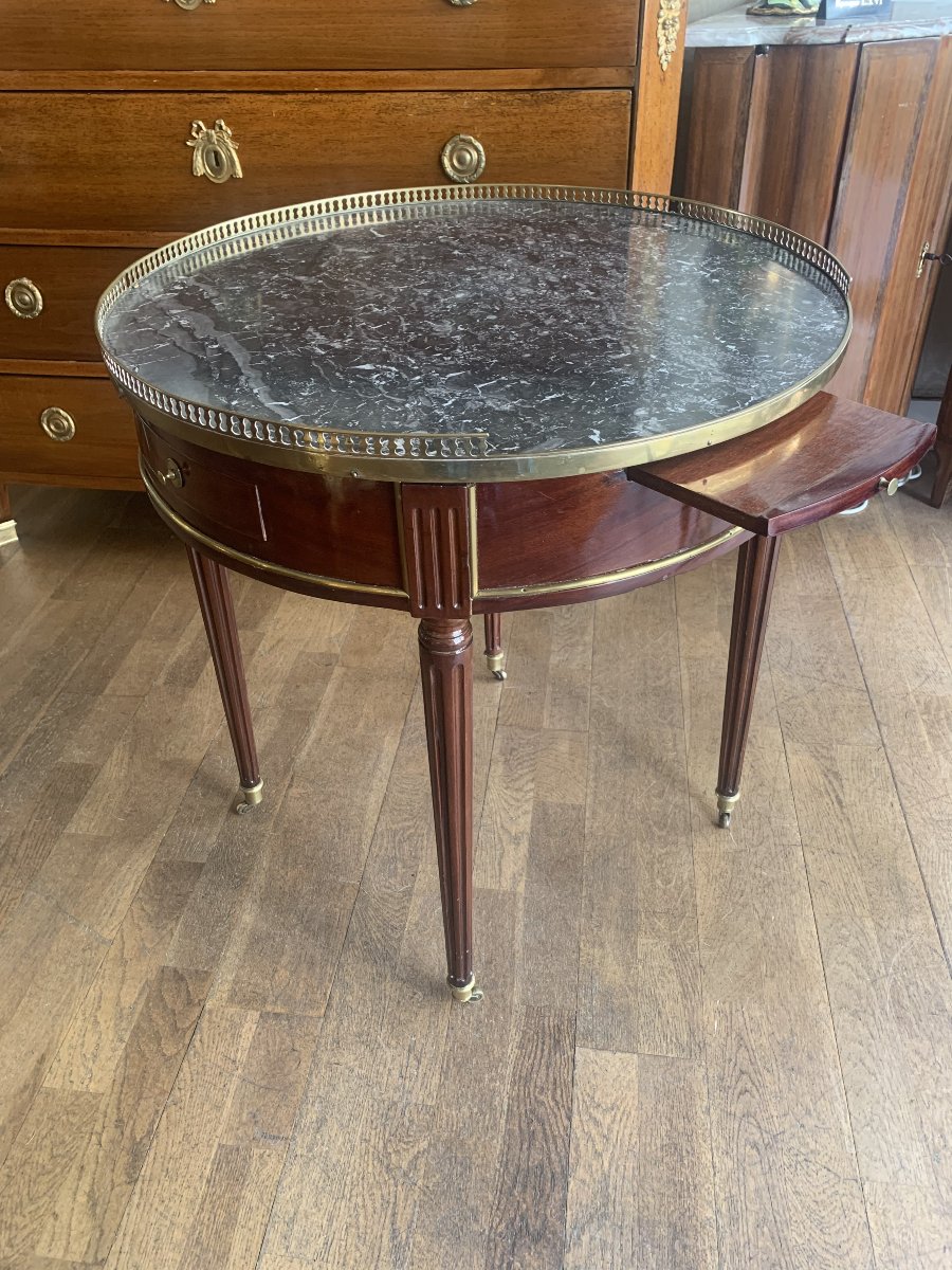 XIXth Century Mahogany "bouillotte" Table-photo-3