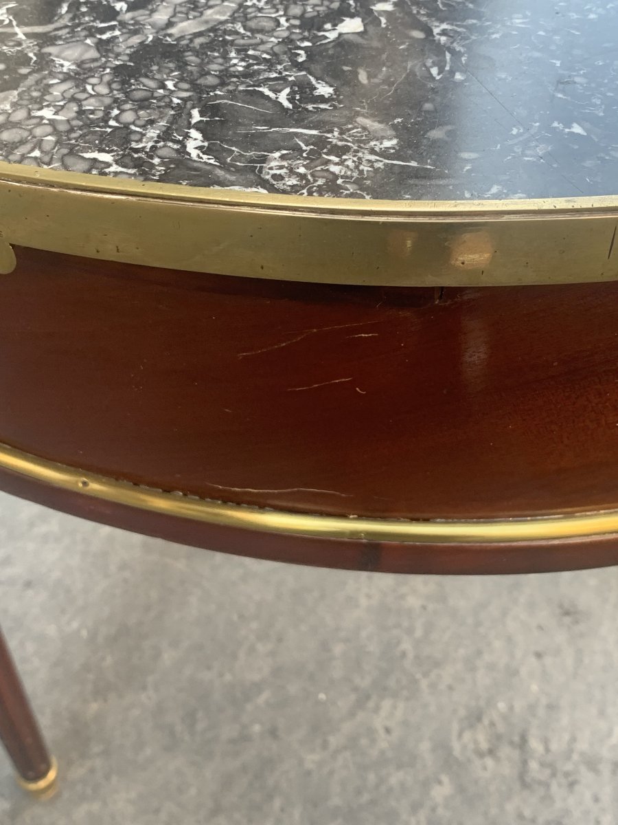 XIXth Century Mahogany "bouillotte" Table-photo-2