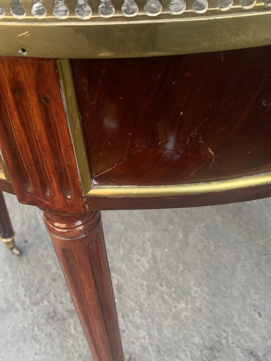 XIXth Century Mahogany "bouillotte" Table-photo-3