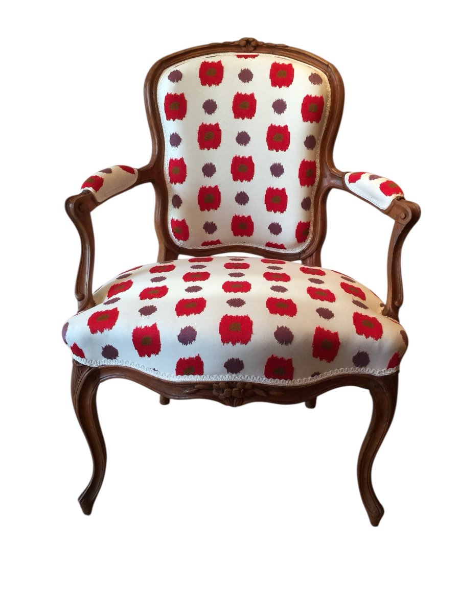 Louis XV Cabriolet Stamped M. Delaporte